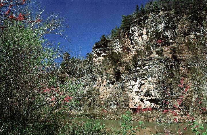 Bee Bluff on the Jacks Fork River