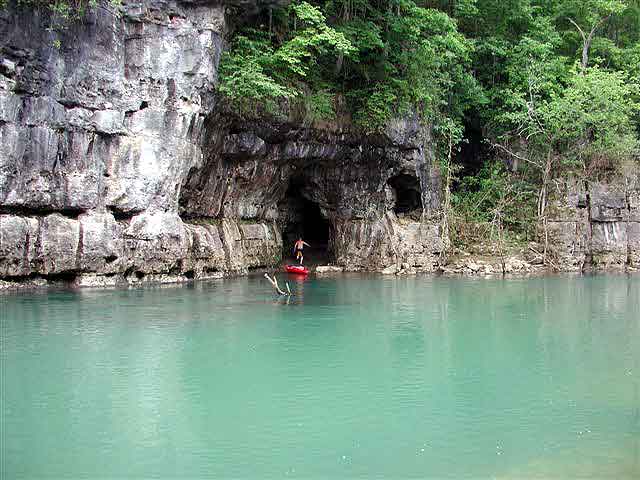 Injun Cave on the Jacks Fork River