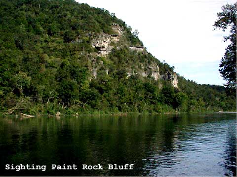 Paint Rock Bluff Sighting